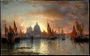 William Stanley Haseltine Santa Maria della Salute, Sunset oil painting reproduction